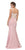 Eureka Fashion - 7022 Beaded Illusion Scoop Mermaid Dress In Pink