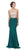 Eureka Fashion - 7022 Beaded Illusion Scoop Mermaid Dress In Green
