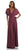 Poly USA - 7022 Long Convertible Twist and Tie Jersey Dress In Red