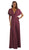 Poly USA - 7022 Twist and Tie Long Convertible Jersey Dress In Red