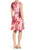 Adrianna Papell - AP1D100761 Printed Jewel A-line Dress in Pink and Multi-Color