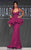 MNM Couture - Ruffled Lace Sweetheart Trumpet Dress 2220A in Purple