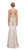 Eureka Fashion - 7033 Embroidered Appliqued Mermaid Gown In Neutral and Gold