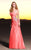 MNM Couture - 7056 Strapless Pleated Bodice Gown In Orange