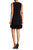 Nina Leonard - L5006A Ruffled Hem Sheath Dress in Black
