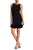 Nina Leonard - L5006A Ruffled Hem Sheath Dress in Black