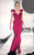 MNM Couture - Ruffle Accented Sweetheart Mermaid Dress 2263 in Purple