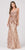 Eureka Fashion - 7070 Sequined Plunging V Neck Mermaid Dress In Pink