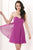 Strapless Sweetheart Chiffon Short Cocktail Dress 7075a