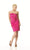 Janique Strapless Pleat-Detailed Sheath Dress JQ0831 In Pink