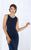 Cameron Blake by Mon Cheri - Long Evening Gown with Beaded Neckline 116659 in Blue