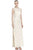 Sue Wong - Bateau Neck Sheath Dress W5162 in White