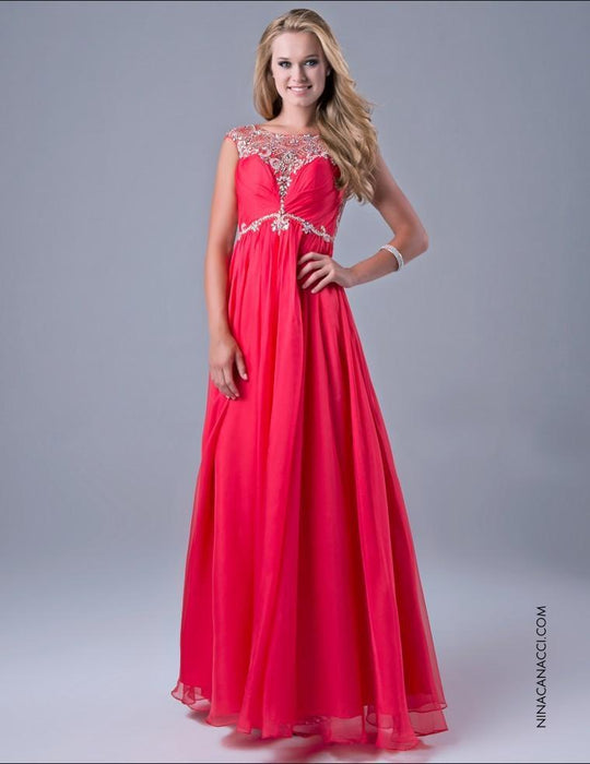 Nina Canacci - 7100 Dress in Watermelon