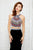 Angela & Alison - 71015 Two-Piece Halter Cutout Sheath Gown In Black and Multi-Color