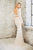 Angela & Alison - 71016 Lace Deep V-neck Sheath Dress