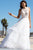 Angela & Alison - 71029 Sleeveless Tiered A-line Evening Gown In White