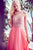 Angela & Alison - 71062 Sleeveless Jewel Embellished A-line Gown In Pink