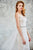 Angela & Alison - 71073 Lace Illusion Jewel Sheath Dress In White and Neutral