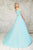 Angela & Alison - 71076 Dazzling Off-Shoulder Evening Gown In Blue