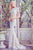 Angela & Alison - 71084 Two Piece Embroidered Trumpet Dress In White and Neutral