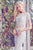 Angela & Alison - 71084 Two Piece Embroidered Trumpet Dress In White and Neutral
