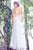 Angela & Alison - 71085 Embellished Halter Neck Chiffon Gown In White