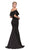 Eureka Fashion - Ruffle Paneled Off Shoulder Mermaid Gown 7113 - 1 pc Blush In Size L Available