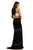 Johnathan Kayne - 7114 Two Piece Crystal Embellished Dress in Black and White