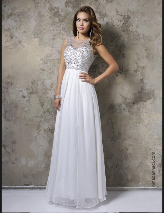 Nina Canacci - 7116 Dress in Ivory