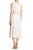 Sangria - SBKE1211 Sleeveless Textured Knit Dress in White