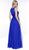 Nox Anabel - 7126 Sleeveless Lace and Chiffon A-Line Evening Dress