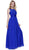 Sleeveless Lace and Chiffon A-Line Evening Dress