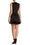 Donna Rico - Sleeveless Ruffle Hem Cocktail Dress DR50182 In Black