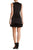 Donna Ricco - DR50182 Sleeveless Ruffle Hem Cocktail Dress in Black