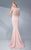 MNM Couture - Detailed Sweetheart Mermaid Dress G0548 in Pink