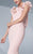 MNM Couture - Detailed Sweetheart Mermaid Dress G0548 in Pink