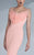 MNM Couture - Strapless Sweetheart Trumpet Dress G0607 in Pink