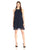 Adrianna Papell - 12252940 Embellished Halter A-line Dress in Black