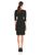 Anne Klein - 10586566 Zip-Front Sheath Dress in Black