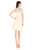 Taylor - 7001M Short Sleeve Lace Flutter Dress in Neutral