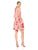 Taylor - 9757MJ Floral Print Short A-Line Dress In Pink and Floral