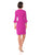 Donna Morgan - D3884M Flounce Sleeve Sheath Cocktail Dress In Pink