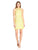 Taylor - Printed Halter Neck Dress 8845M in Yellow