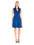 Adrianna Papell - AP1D100331 V-neck A-line Dress in Blue