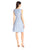 Donna Morgan - D4375M Sleeveless Jewel Neck A-Line Dress in Gray