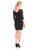 Adrianna Papell - 14250070 Lace Bateau Neck Sheath Dress in Black