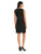 Anne Klein - 10637226 Floral Lace Sleeveless Cocktail Dress in Black
