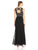 Adrianna Papell - V-Neck Sheath Dress AP1E201342 in Black