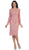 Sequined Jewel Sheath Cocktail Dress