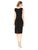 Adrianna Papell - AP1D102619 Piping Jewel Cocktail Dress In Black